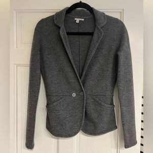 Halogen Knit Wool Sweater Blazer